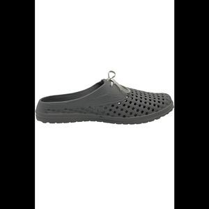 Barbara King Sole Steppers All-Weather Slip On Gardening Shoes Gray -